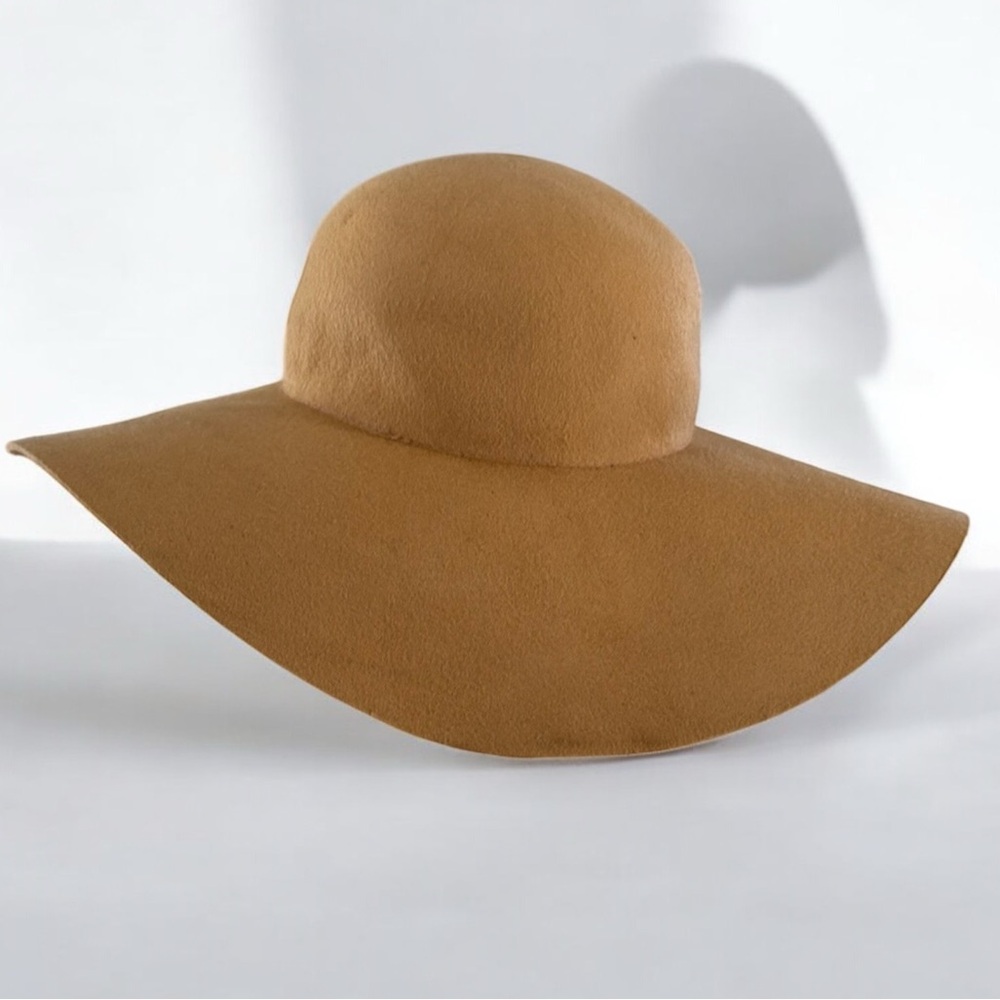 Express Wool Hat Women’s One Size Tan Wide Trim